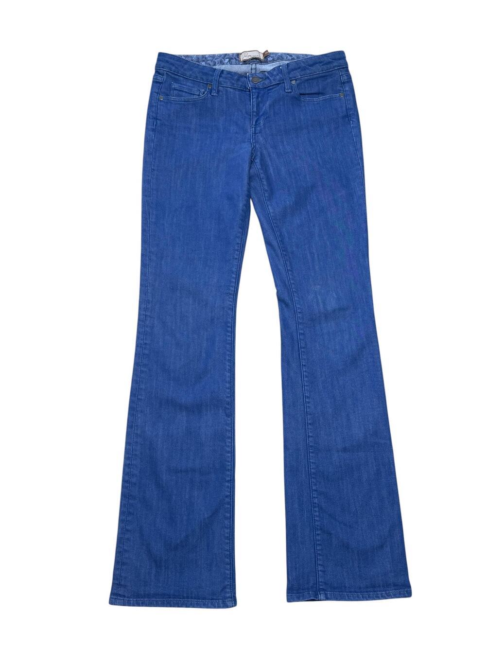 Paige y2k 00s Blue Denim Low Rise Boot Cut Benedict Canyon Jeans Size 28
